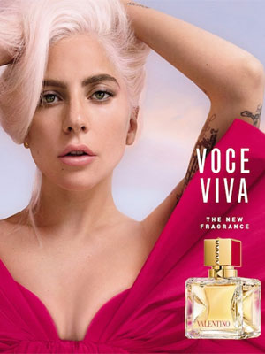 Valentino Voce Viva perfume singer Lady Gaga