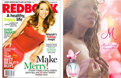 Redbook Magazine - Luscious Pink Perfume, Mariah Carey
