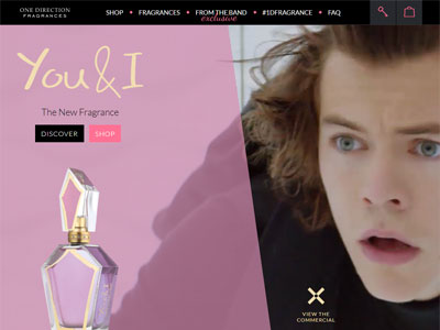 You & I website, One Direction
