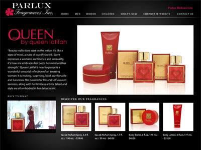 Queen website, Queen Latifah