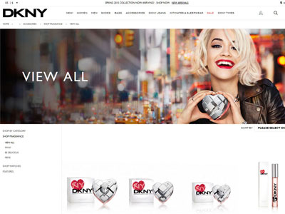 DKNY MyNY website, Rita Ora