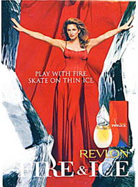 Cindy Crawford, Revlon Fire and Ice Perfume