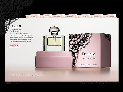 Danielle website, Danielle Steel