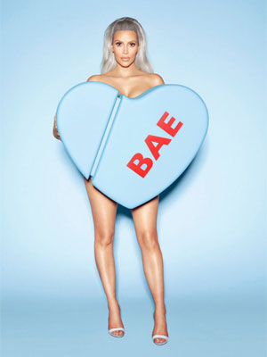 Kimoji Hearts Bae Kim Kardashian West