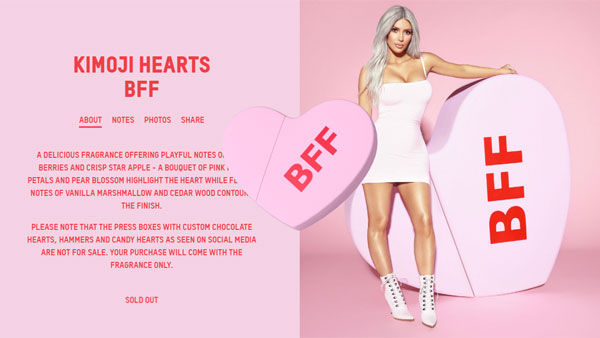 Kimoji Hearts BFF Website