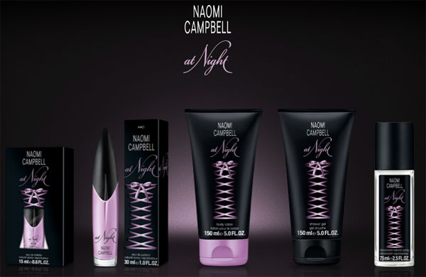 Naomi Campbell at Night Perfume Collection